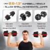 Yes4All Fractional Weight Plates Set, Available In Steel And Rubber, Set of 2/4/6 Plates in 1.25LB, 2.5LB, or 5LB Sizes, Micro Change Plates for Dumbbell and Olympic Barbell Weightlifting(C. 1.25LB x 6pcs (Steel))