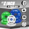 Yes4All Fractional Weight Plates Set, Available In Steel And Rubber, Set of 2/4/6 Plates in 1.25LB, 2.5LB, or 5LB Sizes, Micro Change Plates for Dumbbell and Olympic Barbell Weightlifting(L. 17.5LB – (1.25 + 2.5 + 5LB) x 2pcs (Rubber))