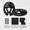 Yes4All Fractional Weight Plates Set, Available In Steel And Rubber, Set of 2/4/6 Plates in 1.25LB, 2.5LB, or 5LB Sizes, Micro Change Plates for Dumbbell and Olympic Barbell Weightlifting(A. 1.25LB x 2pcs (Steel))
