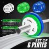 Yes4All Fractional Weight Plates Set, Available In Steel And Rubber, Set of 2/4/6 Plates in 1.25LB, 2.5LB, or 5LB Sizes, Micro Change Plates for Dumbbell and Olympic Barbell Weightlifting(J. 2.5LB x 2pcs (Rubber))