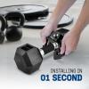 Yes4All Fractional Weight Plates Set, Available In Steel And Rubber, Set of 2/4/6 Plates in 1.25LB, 2.5LB, or 5LB Sizes, Micro Change Plates for Dumbbell and Olympic Barbell Weightlifting(D. 2.5LB x 4pcs (Steel))