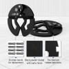 Yes4All Fractional Weight Plates Set, Available In Steel And Rubber, Set of 2/4/6 Plates in 1.25LB, 2.5LB, or 5LB Sizes, Micro Change Plates for Dumbbell and Olympic Barbell Weightlifting(B. 1.25LB x 4pcs (Steel))
