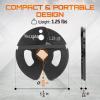 Yes4All Fractional Weight Plates Set, Available In Steel And Rubber, Set of 2/4/6 Plates in 1.25LB, 2.5LB, or 5LB Sizes, Micro Change Plates for Dumbbell and Olympic Barbell Weightlifting(C. 1.25LB x 6pcs (Steel))