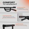 Yes4All Heavy Duty Wall Mounted Pull Up Bar, Over Door Pull Up Bar for Doorway, Multi Grip Chin Up Bar, Sturdy Strength Training Bars & Durable Gym Bar for Home Exercise(Pull Up Bar XSP)