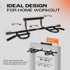Yes4All Heavy Duty Wall Mounted Pull Up Bar, Over Door Pull Up Bar for Doorway, Multi Grip Chin Up Bar, Sturdy Strength Training Bars & Durable Gym Bar for Home Exercise(Pull Up Bar XSP)