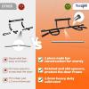 Yes4All Heavy Duty Wall Mounted Pull Up Bar, Over Door Pull Up Bar for Doorway, Multi Grip Chin Up Bar, Sturdy Strength Training Bars & Durable Gym Bar for Home Exercise(Premium Pull Up Bar XSP + Ab Straps)