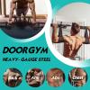 Yes4All Heavy Duty Wall Mounted Pull Up Bar, Over Door Pull Up Bar for Doorway, Multi Grip Chin Up Bar, Sturdy Strength Training Bars & Durable Gym Bar for Home Exercise(Combo Chin Up Bar + Ab Straps)