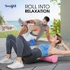 Yes4All High-Density EPP Round Back Roller Foam, Exercise Foam Roller for Yoga, Pilates & Stretching – 12, 18, 24, 36 inch(B. Black)