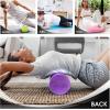 Yes4All High-Density EPP Round Back Roller Foam, Exercise Foam Roller for Yoga, Pilates & Stretching – 12, 18, 24, 36 inch(B. Black)