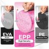 Yes4All High-Density EPP Round Back Roller Foam, Exercise Foam Roller for Yoga, Pilates & Stretching – 12, 18, 24, 36 inch(Fuschia Rose)