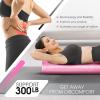Yes4All High-Density EPP Round Back Roller Foam, Exercise Foam Roller for Yoga, Pilates & Stretching – 12, 18, 24, 36 inch(Fuschia Rose)