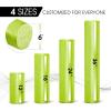 Yes4All High-Density EPP Round Back Roller Foam, Exercise Foam Roller for Yoga, Pilates & Stretching – 12, 18, 24, 36 inch(Lime)
