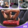 Yes4All High-Density EPP Round Back Roller Foam, Exercise Foam Roller for Yoga, Pilates & Stretching – 12, 18, 24, 36 inch(Purple Speckled)