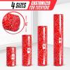 Yes4All High-Density EPP Round Back Roller Foam, Exercise Foam Roller for Yoga, Pilates & Stretching – 12, 18, 24, 36 inch(Red Snow)