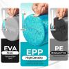 Yes4All High-Density EPP Round Back Roller Foam, Exercise Foam Roller for Yoga, Pilates & Stretching – 12, 18, 24, 36 inch(Turquoise)