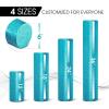 Yes4All High-Density EPP Round Back Roller Foam, Exercise Foam Roller for Yoga, Pilates & Stretching – 12, 18, 24, 36 inch(Turquoise)