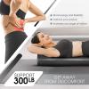 Yes4All High-Density Round Back Roller Foam, Exercise Foam Roller for Yoga, Pilates & Stretching – 12, 18, 24, 36 inch(Black)