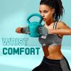 Yes4All Kettlebell, Strength Training Kettlebells for Women, Wide Multi-grip Textured Handle for Home Gym Exercises & Full Body Workout, Single 5–25 lb & Set of 10-15 lb(C. 15LB – Green)