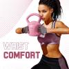 Yes4All Kettlebell, Strength Training Kettlebells for Women, Wide Multi-grip Textured Handle for Home Gym Exercises & Full Body Workout, Single 5–25 lb & Set of 10-15 lb(B. 10LB – Pink)