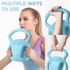 Yes4All Kettlebell, Strength Training Kettlebells for Women, Wide Multi-grip Textured Handle for Home Gym Exercises & Full Body Workout, Single 5–25 lb & Set of 10-15 lb(E. 25LB – Blue)