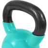 Yes4All Kettlebell, Vinyl Coated Kettlebell Cast Iron Sets with Stable Flat Bottom for Full Body Workout, Push up, Grip Strength Training & Weights Exercises(Multicolor)
