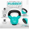 Yes4All Kettlebells Rubber Base, Kettlebell Set for Women, Strength Training Kettlebells Weights (10-65 lbs)(B. 10LB – Mint)