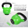 Yes4All Kettlebells Rubber Base, Kettlebell Set for Women, Strength Training Kettlebells Weights (10-65 lbs)(F. 25LB – Green)