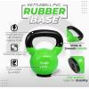 Yes4All Kettlebells Rubber Base, Kettlebell Set for Women, Strength Training Kettlebells Weights (10-65 lbs)(F. 25LB – Green)