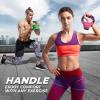 Yes4All Kettlebells Rubber Base, Kettlebell Set for Women, Strength Training Kettlebells Weights (10-65 lbs)(G. 30LB – Red)
