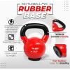 Yes4All Kettlebells Rubber Base, Kettlebell Set for Women, Strength Training Kettlebells Weights (10-65 lbs)(G. 30LB – Red)