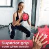 Yes4All Medicine Ball with Dual Texture Grip, Weighted Medicine Ball for Workouts Exercise Balance Training, Core Strength, Balance and Coordination Exercise, Non-Slip Rubber Shell with 6/8/10/12LBS(C. 10 Pounds)
