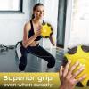 Yes4All Medicine Ball with Dual Texture Grip, Weighted Medicine Ball for Workouts Exercise Balance Training, Core Strength, Balance and Coordination Exercise, Non-Slip Rubber Shell with 6/8/10/12LBS(E. Combo Medicine Ball Grip Multicolor)