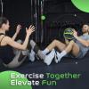 Yes4All Medicine Ball with Dual Texture Grip, Weighted Medicine Ball for Workouts Exercise Balance Training, Core Strength, Balance and Coordination Exercise, Non-Slip Rubber Shell with 6/8/10/12LBS(E. Combo Medicine Ball Grip Multicolor)