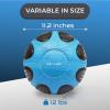 Yes4All Medicine Ball with Dual Texture Grip, Weighted Medicine Ball for Workouts Exercise Balance Training, Core Strength, Balance and Coordination Exercise, Non-Slip Rubber Shell with 6/8/10/12LBS(D. 12 Pounds)