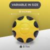 Yes4All Medicine Ball with Dual Texture Grip, Weighted Medicine Ball for Workouts Exercise Balance Training, Core Strength, Balance and Coordination Exercise, Non-Slip Rubber Shell with 6/8/10/12LBS(B. 8 Pounds)
