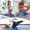 Yes4All Medium Firm Half Foam Rollers for Post-Workout Relaxation, 12/18/24/36 inch PE Foam Roll for Back Massage & Yoga Exercise(Half Blue)