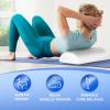Yes4All Medium Firm Half Foam Rollers for Post-Workout Relaxation, 12/18/24/36 inch PE Foam Roll for Back Massage & Yoga Exercise(Premium White)