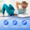 Yes4All Medium Firm Half Foam Rollers for Post-Workout Relaxation, 12/18/24/36 inch PE Foam Roll for Back Massage & Yoga Exercise(White)