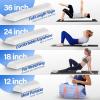 Yes4All Medium Firm Half Foam Rollers for Post-Workout Relaxation, 12/18/24/36 inch PE Foam Roll for Back Massage & Yoga Exercise(White)