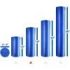 Yes4All Medium Firm Round PE Foam Roller 12, 18, 24, 36 Inches for Pilates, Yoga, Stretching, Balance & Core Exercises(Blue)