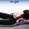 Yes4All Medium Firm Round PE Foam Roller 12, 18, 24, 36 Inches for Pilates, Yoga, Stretching, Balance & Core Exercises(Purple)
