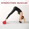 Yes4All Medium Firm Round PE Foam Roller 12, 18, 24, 36 Inches for Pilates, Yoga, Stretching, Balance & Core Exercises(Red)