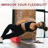 Yes4All Medium Firm Round PE Foam Roller 12, 18, 24, 36 Inches for Pilates, Yoga, Stretching, Balance & Core Exercises(Red)