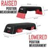 Yes4All Multifunctional Aerobic Deck – Versatile Fitness Station, Weight Bench, Aerobic Stepper, Plyometrics Box for Cardio Workouts and Strength Training(B.Red/Black)