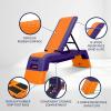 Yes4All Multifunctional Aerobic Deck – Versatile Fitness Station, Weight Bench, Aerobic Stepper, Plyometrics Box for Cardio Workouts and Strength Training(C. Orange/Purple)