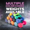 Yes4All Neoprene Coated Dumbbell Hand Weight Sets of 2 – Multiple Weight Options with 15 Colors, Anti-roll, Anti-Slip, Hexagon Shape(A. Purple – 2lbs – Pair)