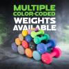 Yes4All Neoprene Coated Dumbbell Hand Weight Sets of 2 – Multiple Weight Options with 15 Colors, Anti-roll, Anti-Slip, Hexagon Shape(B. Light Green – 3lbs – Pair)