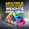 Yes4All Neoprene Coated Dumbbell Hand Weight Sets of 2 – Multiple Weight Options with 15 Colors, Anti-roll, Anti-Slip, Hexagon Shape(C. Yellow – 4lbs – Pair)