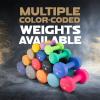 Yes4All Neoprene Coated Dumbbell Hand Weight Sets of 2 – Multiple Weight Options with 15 Colors, Anti-roll, Anti-Slip, Hexagon Shape(F. Charcoal Gray – 7lbs – Pair)