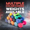 Yes4All Neoprene Coated Dumbbell Hand Weight Sets of 2 – Multiple Weight Options with 15 Colors, Anti-roll, Anti-Slip, Hexagon Shape(H. Dark Red – 9lbs – Pair)